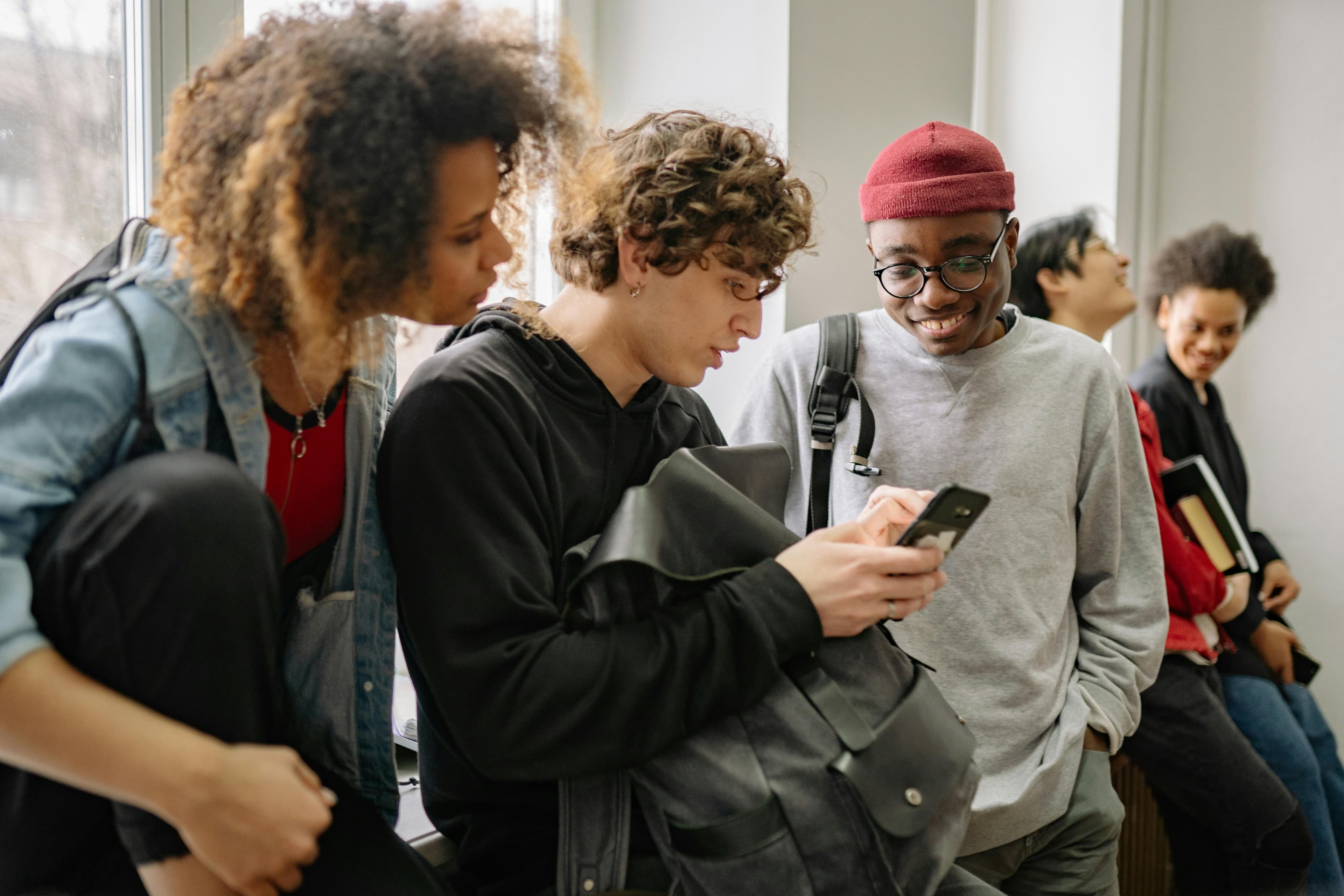 Students searching